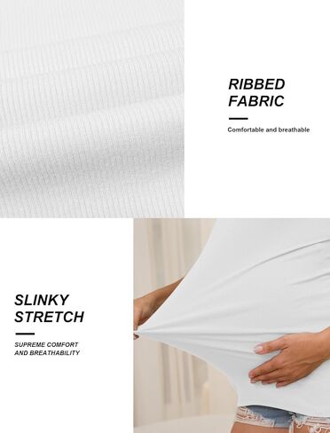 Women's Maternity Shirts Ribbed Crewneck Slim Fit Pregnancy Tops Soft Casual Blouses Clothes in Saudi Arabia