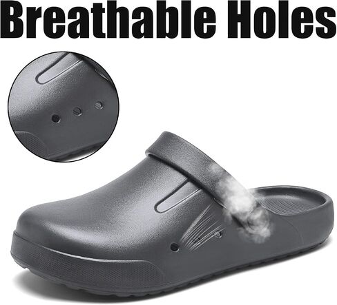 DAYUMKOU Clogs for Women Men Lightweight Slip-On Unisex Garden Shoes with Back Strap, Non-Slip for Work Nurses in Saudi Arabia