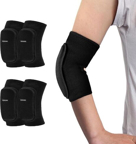 Kids Elbow Pads Breathable Arm and Elbow Protector for Boys, Girls, and Teens Crashproof Compression Sleeve for Skiing，Skating, Volleyball, Cycling Sports Safety Gear in Saudi Arabia