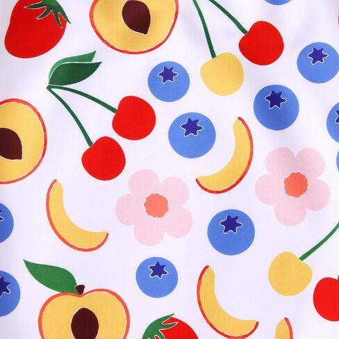 Ritatte Toddler Baby Girls Swimsuit Fruit Fruit One Piece Suit Wholedess Floweress Swimewear Switch Summer Strap in Saudi Arabia