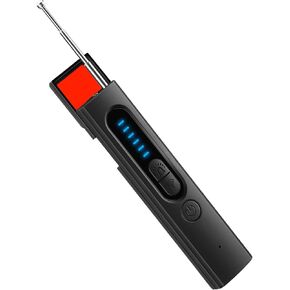 Hidden Camera Detectors, Listening Device Detector, Bug and Hidden Camera Detector, GPS Tracker Detector, Anti-Spy Detector, RF Signal Detector, 5 Levels Sensitivity 4 Modes, 30H Working Time