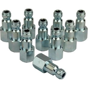 Hot Max 28130 Tru-Flate 1/4-Inch x 1/4-Inch Male NPT Plug, 10-Pack
