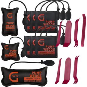 Gute Air Wedge Bag, 9 Pack Commercial Inflatable Air Wedge Pump Bag Tool