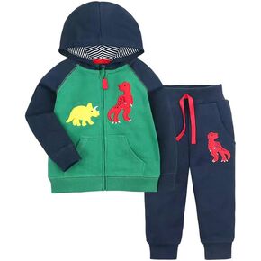 Toddler Boy Clothes Fall Winter Outfits Boy's Tracksuits Hoodie Sweatshirt Tops Sweatpants Zipper Coat Jacket
