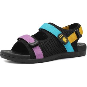 JOINFREE Womens Orthopedic Walking Hiking Sandals Adjustable Open Toe Sports Water Sandals with Plantar Fasciitis Arch Support Thick Athletic Cushion Outdoor Beach Sandals in Saudi Arabia