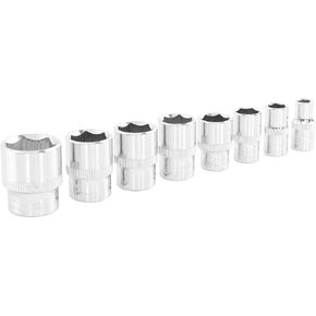 OEMTOOLS 25445 3/8" Drive Super Grip Metric Socket Set, 3/8 Drive Socket Set, Non Slip Sockets, Easy Storage and Transportation