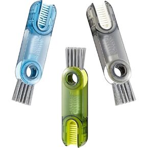 3-in-1 Multifunctional Cleaning Brush, Water Bottle Cleaning Brush 3-in-1 Water Bottle, Cup, Household Kitchen Cleaning Tool Cleaning Brush 3-Pack