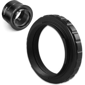 Astromania 2" T-2 Focal Camera Adapter Ⅱ for SLR Cameras - Bundle with - Metal T-Ring Adapter for Nikon DSLR/SLR