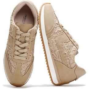 Project Cloud Fashion Sneakers for Women - Lace up Memory Foam Insole and Non-Slip Womens Shoes Dressy Casual Spring Shoes (Madison)
