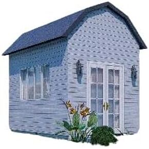 Generic DIY Wood Shed Plans: 8'x12' - Detailed Step by Step Building Instructions with Shopping List & Elevations