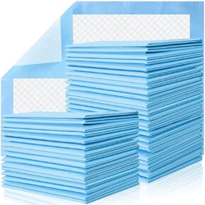 100 Pack Disposable Changing Pads, 17 X 13 Inch Disposable Pads for Baby, Waterproof Diaper Changing Pad, Leak-Proof Breathable Underpads, Table Protector Mat, Baby Underpads Liner,Ultra Absorbent