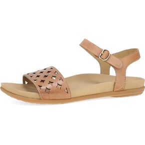 Dansko Jodie Sandal for Women - Leather Linings and Uppers for All-Day Comfort - Dual-Density EVA Footbed and Lightweight Rubber Outsole for Long-Lasting Wear