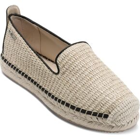DKNY Women's Mallandra Logo-Espadrille Everyday Cushioned Insole Footwear Mule