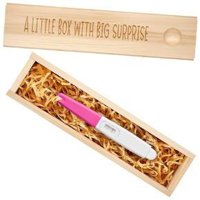Pregnancy Announcement for Grandparent Husband, Pregnancy Test Keepsake Box, Baby Announcement Reveal Gifts Ideas for Husband Grandparents Dad Aunt and Uncle