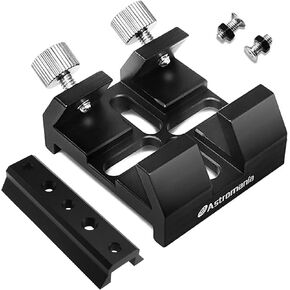 Astromania Dovetail Bar - fit The Dovetail mounting Base on Most telescopes - Bundle with - Universal Dovetail Base for Finder Scope