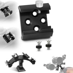 Astromania Tri-Finder Finderscope Mount - Bundle with - Mounting Base with 4 Holes for M5 Screws