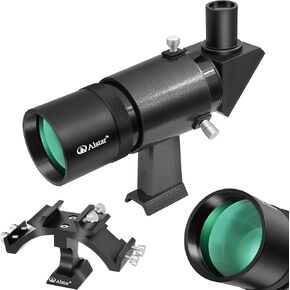 Alstar 9x50 Angled Finder Scope - Bundle with - Triple Finder Scope Mount Bracket