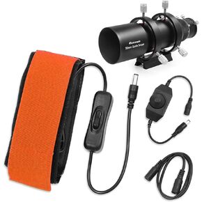 Astromania 50mm Finder & Guidescope Kit - Bundle with - 25cm DC Lens Heater Warmer Dew Heater Strip