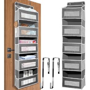 1 Pack over the door organize Bathroom Organizers and Storage, Toy Stuffed Animal Storage, Swing-proof Hanging Over the Door Organizer for Nursery Newborn Baby Essential Stuff