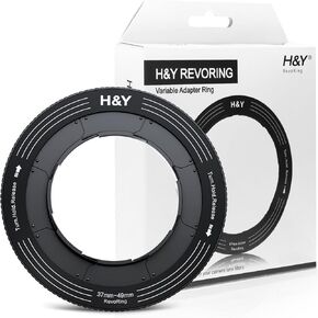H&Y RevoRing Step-Up Rings Adapter Variable Step Up Ring Lens Filter Adapter Rings Stepping Up Ring 52-72mm to 77mm, RevoRing Series