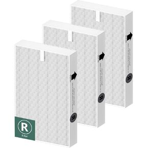 Funmit HEPA Filter R Replacement for Honeywell HPA100/200/300 and 5000 Series, 9 Pack True HEPA Filter Compatible with Honeywell R Filter (HRF-R3 & HRF-R2 & HRF-R1)