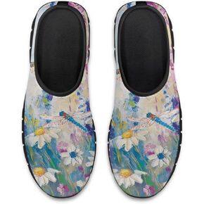 Walking Sneakers for Women Casual Slip On Shoes Black