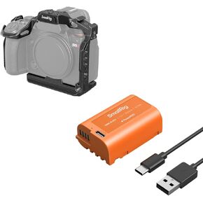 SMALLRIG USB-C DMW-BLK22 Battery and Camera Cage for LUMIX G9 II, S5 II