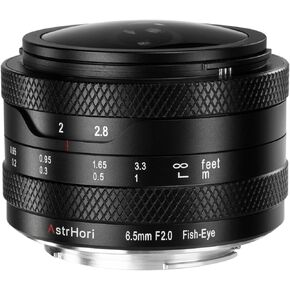 AstrHori 6.5mm F2.0 APS-C 192° Ultra Wide Circular Fisheye Lens Manual Focus Lens for Canon RF Mount Mirrorless Cameras EOS EOS R50,R100,R7,R10