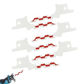 48-00-1640 Drywall Reciprocating Saw Blades for Milwaukee Electric Tool Drywall Access Blade Kit Compatible with Hackzall Dewalt Sawzall Blades, Blunt Point for Precise Cutting Wood and Metal-6 Pcs