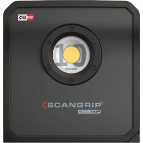 SCANGRIP NOVA 10 CONNECT 10000 Lumen Power Tool Battery Operated LED Work Light, Cordless, Light Dimmer Function, Built-in Power Bank, Waterproof IP65, Outdoor Work