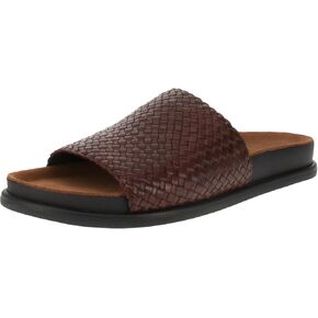 Vagabond Women's Effie Leather Woven Sandals Slide