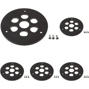 Big Horn 14103 Router Sub Base with 1-1/8" Standard Center Hole (5-3/4" Dia) Replaces Porter Cable 42186 (Pack of 5)