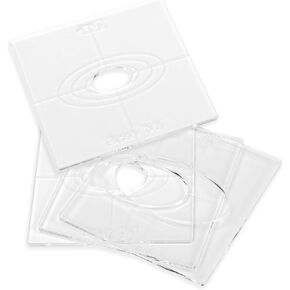 Nested Ellipses 4", 3", 2", 1" - Acrylic Router Inlay Templates for Precise Wood Inlay Designs by Tarter Woodworking (MLIS) Multiple Layer Inlay System, Works with Router Inlay kit, Made in USA