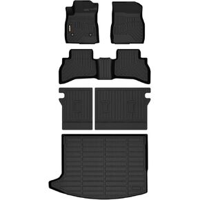 Binmotor-All Weather Car Floor Mats and Cargo Liner Set for 2020-2024 2025 Buick Encore GX AWD，2 Rows Floor Mats with Cargo Mat Set,Waterproof TPE Car Accessories Mats for Buick Encore GX AWD