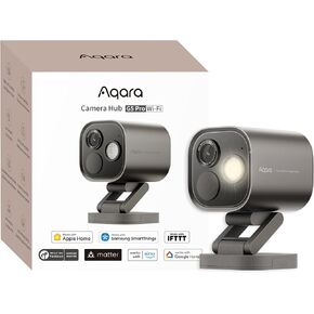 Aqara 4MP Camera Hub G5 Pro WiFi, True Color Night Vision Security Camera Outdoor, 2.4/5Ghz WiFi, HomeKit Secure Video, Thread Border Router, Local Detection, Thread/Zigbee, Supports Alexa,Google Home