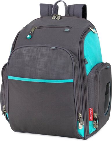 Fisher-Price Large Multi-Pocket Multifunction Kaden Baby Diaper Bag Backpack for Infant Boys & Girls (Black) in Saudi Arabia
