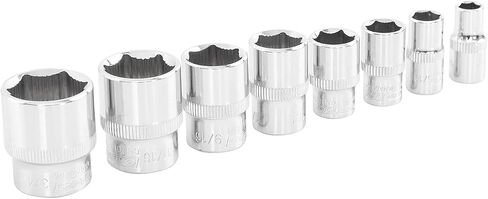 OEMTOOLS 25445 3/8" Drive Super Grip Metric Socket Set, 3/8 Drive Socket Set, Non Slip Sockets, Easy Storage and Transportation in Kuwait