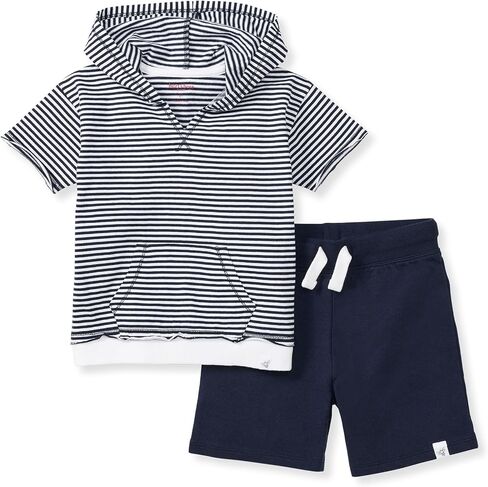 Burt's Bees Baby baby-boys Shirt and Pant Set, Top & Bottom Outfit Bundle, 100% Organic Cotton in Saudi Arabia