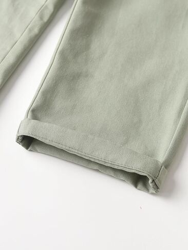 Boarnseorl Baby Boys Pants Sets,Toddler Gentleman Outfits, Infant Long Sleeve Shirt + Pants + Bow Tie + Suspenders in Kuwait