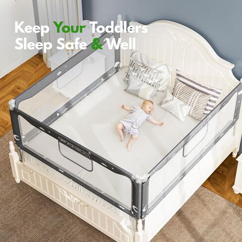 FAMILL Bed Rail for Toddlers Toddler Bed Rail 74.8in in Saudi Arabia