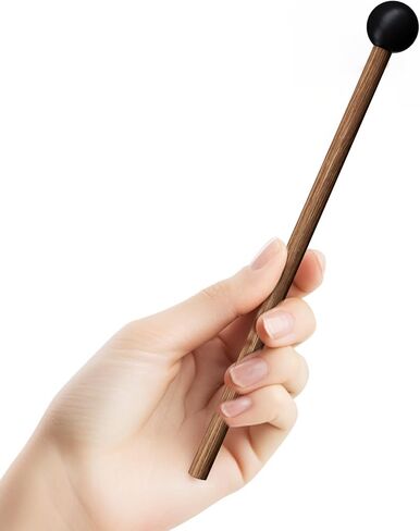 Tongue Drum Mallets, Bell Mallets Glockenspiel Sticks, Rubber Xylophone Mallet Percussion with Wood Handle, 8.3", Black in Saudi Arabia