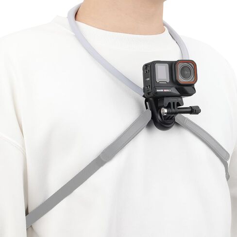 VRIG Claw Mini Necklace Mount Quick Release Magnetic Suction Neck Hanging Silicone Locking Drop-Proof Multi-Angle Adjustment for Fishing, Biking, Snowboarding, Travel, vlogging and More in Saudi Arabia