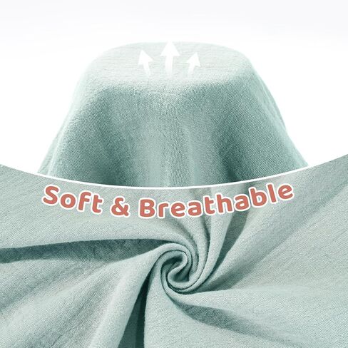 HOMBYS Muslin Fitted Crib Mattress Sheets with Satin Bassinet Sheet for Baby Hair,100% Cotton Deep Pocket Toddler Bed Sheets with Silky Soft Bassinet Slip,Baby Hair Care 3 Packs,33x17 in in Saudi Arabia