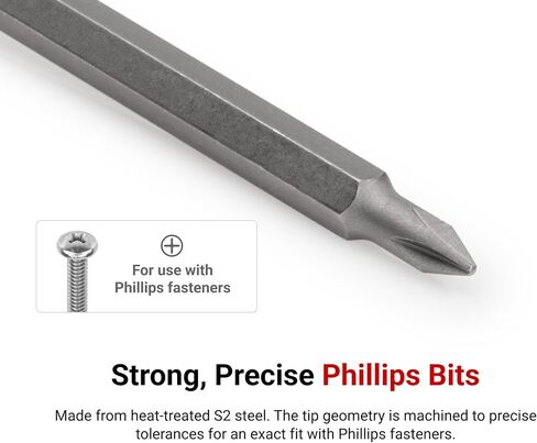 TEKTON 3/8 Inch Drive x #4 Phillips Bit Socket | SHB11204 in Saudi Arabia