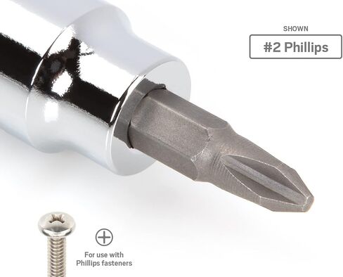 TEKTON 3/8 Inch Drive x #4 Phillips Bit Socket | SHB11204 in Saudi Arabia
