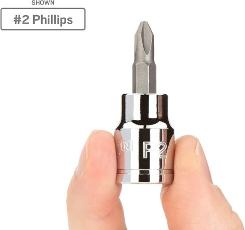 TEKTON 3/8 Inch Drive x #4 Phillips Bit Socket | SHB11204 in Saudi Arabia