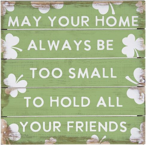 Simply Said, INC Perfect Pallet Petites 8" Wood Sign - Every Day is a Good Day to be Irish - Saint Patrick's Day Décor PET21148 in Saudi Arabia
