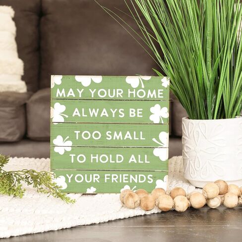 Simply Said, INC Perfect Pallet Petites 8" Wood Sign - Every Day is a Good Day to be Irish - Saint Patrick's Day Décor PET21148 in Saudi Arabia