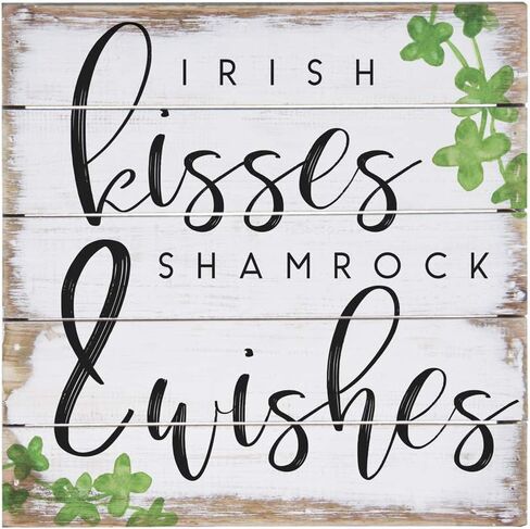 Simply Said, INC Perfect Pallet Petites 8" Wood Sign - Every Day is a Good Day to be Irish - Saint Patrick's Day Décor PET21148 in Saudi Arabia