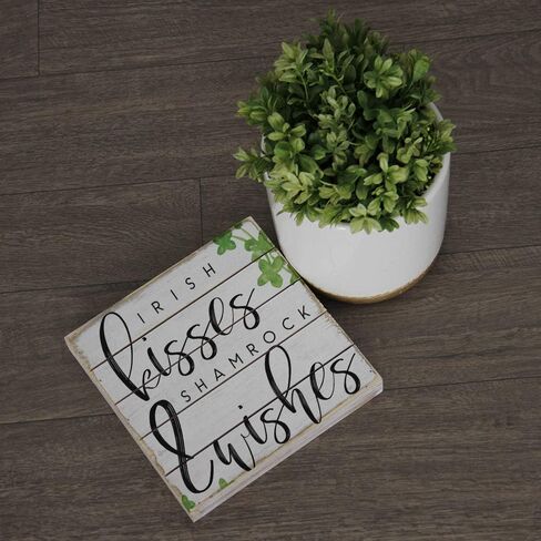 Simply Said, INC Perfect Pallet Petites 8" Wood Sign - Every Day is a Good Day to be Irish - Saint Patrick's Day Décor PET21148 in Saudi Arabia